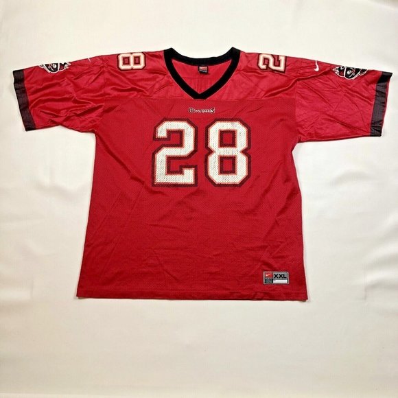 Nike Other - Tampa Bay Buccaneers Warrick Dunn 28 Red Football Jersey Mens Size 2XL NFL